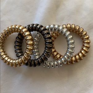 spiral hair ties